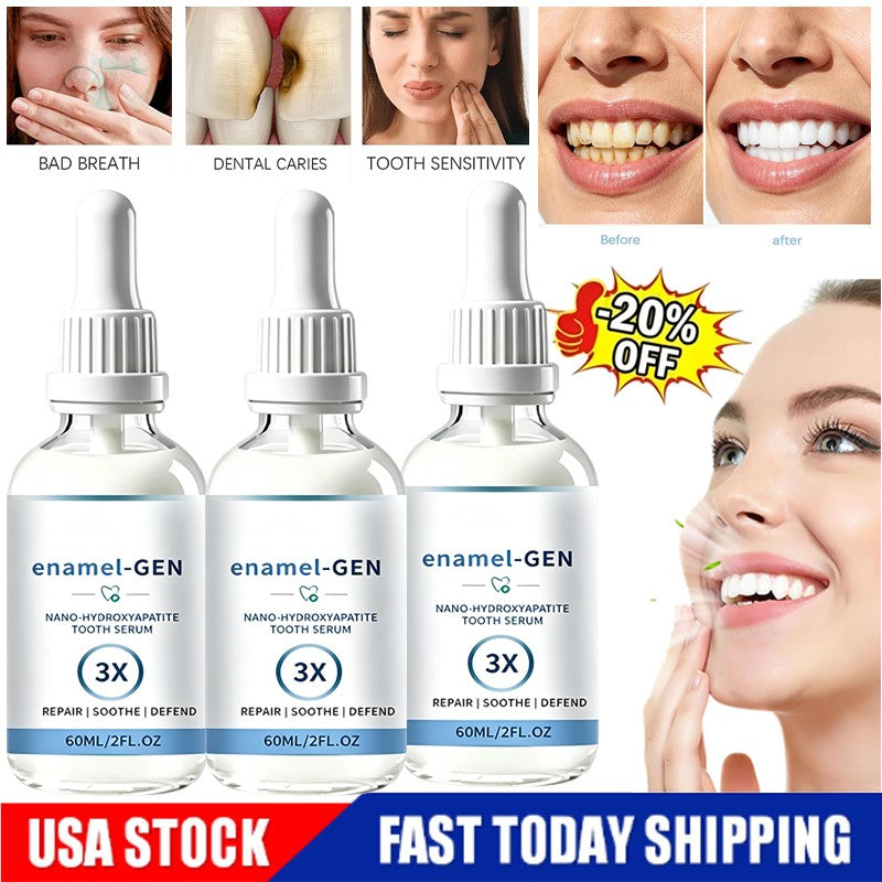 Enamel Repair Tooth Serum with Nano-Hydroxyapatite - 60ML, All Quantities