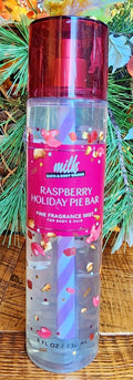 Raspberry Holiday Pie Bath Bar - Milk & Chocolate Scented Body Soap - Bath & Body