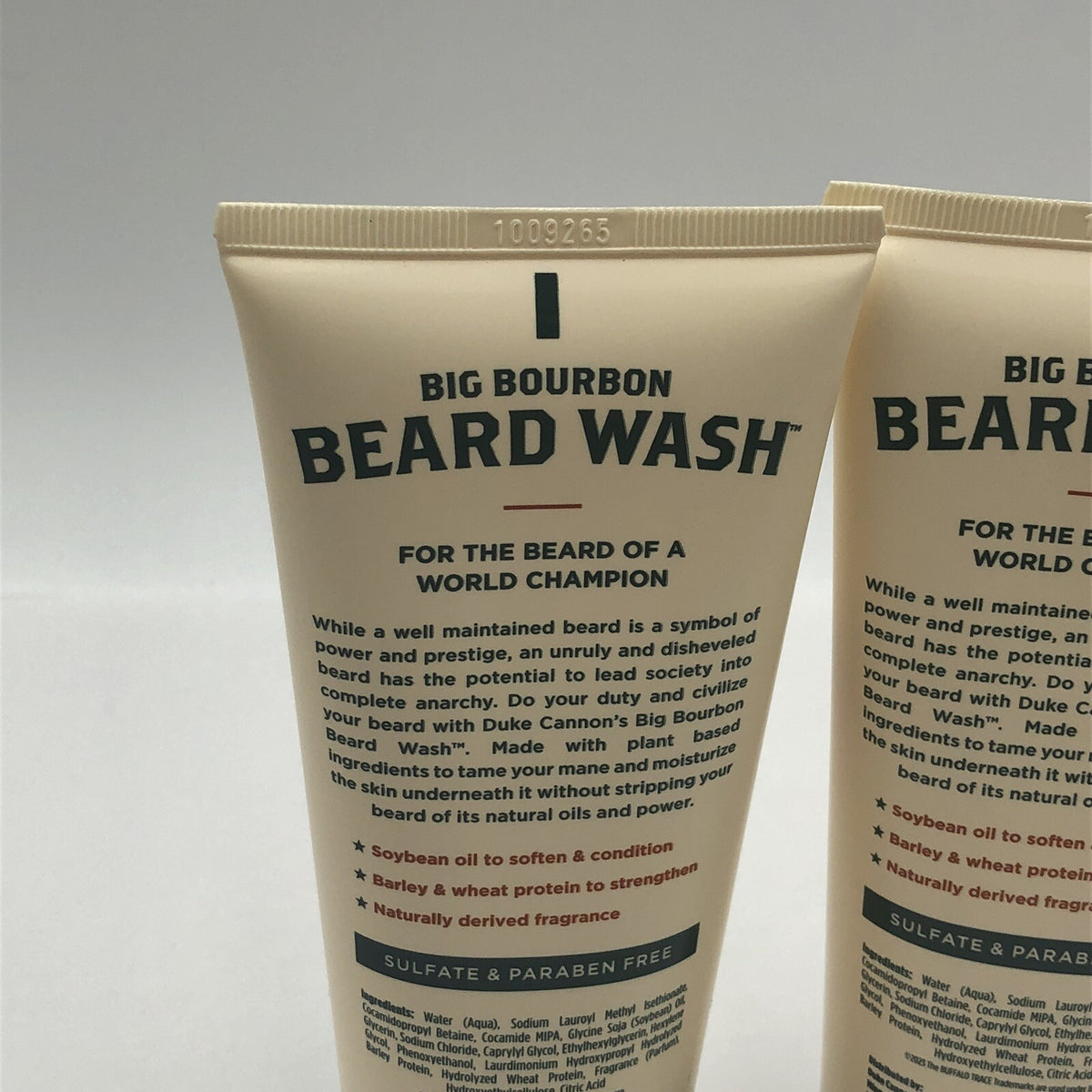Duke Cannon Big Bourbon Beard Wash Buffalo Trace 6 Oz Lot of 2 - Men’s Grooming