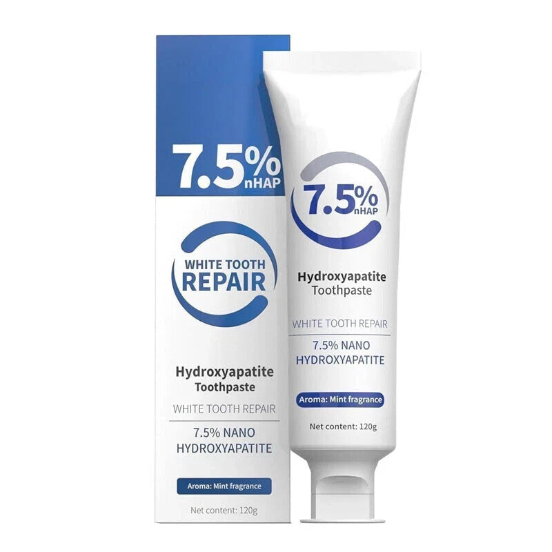 Hydroxyapatite Toothpaste for Sensitive Teeth and Yellow Stain Removal - 7.5%