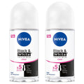 2 Pack Women’s Invisible Clear Roll-On Antiperspirant - 48H Odor & Stain Protection