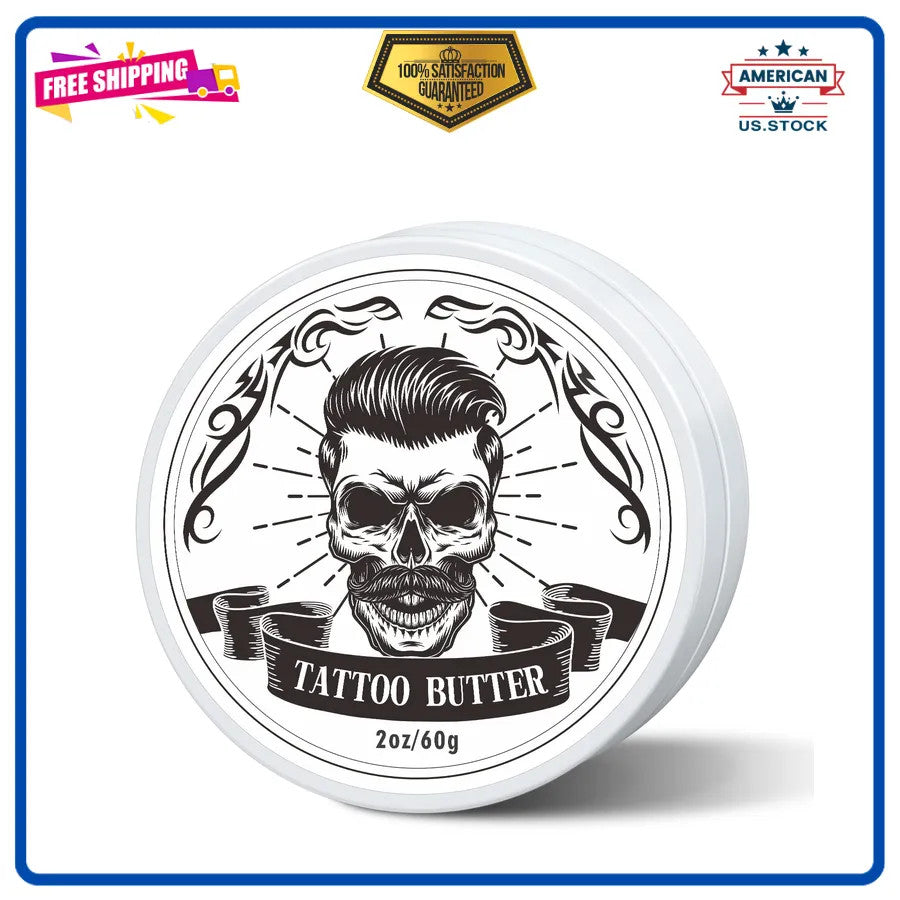 Tattoo Aftercare Kit 3-Piece: Cleansing Soap, Nursing Cream & Moisturizing Butter
