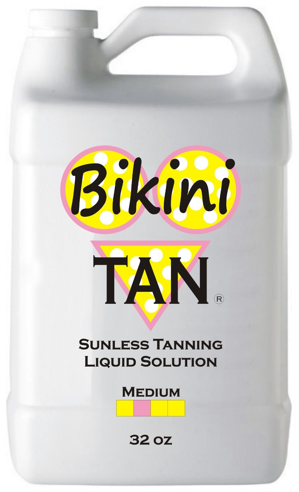 Medium Self Tanning Spray Solution 32oz - Sunless Tan with Free Mitt & Gloves