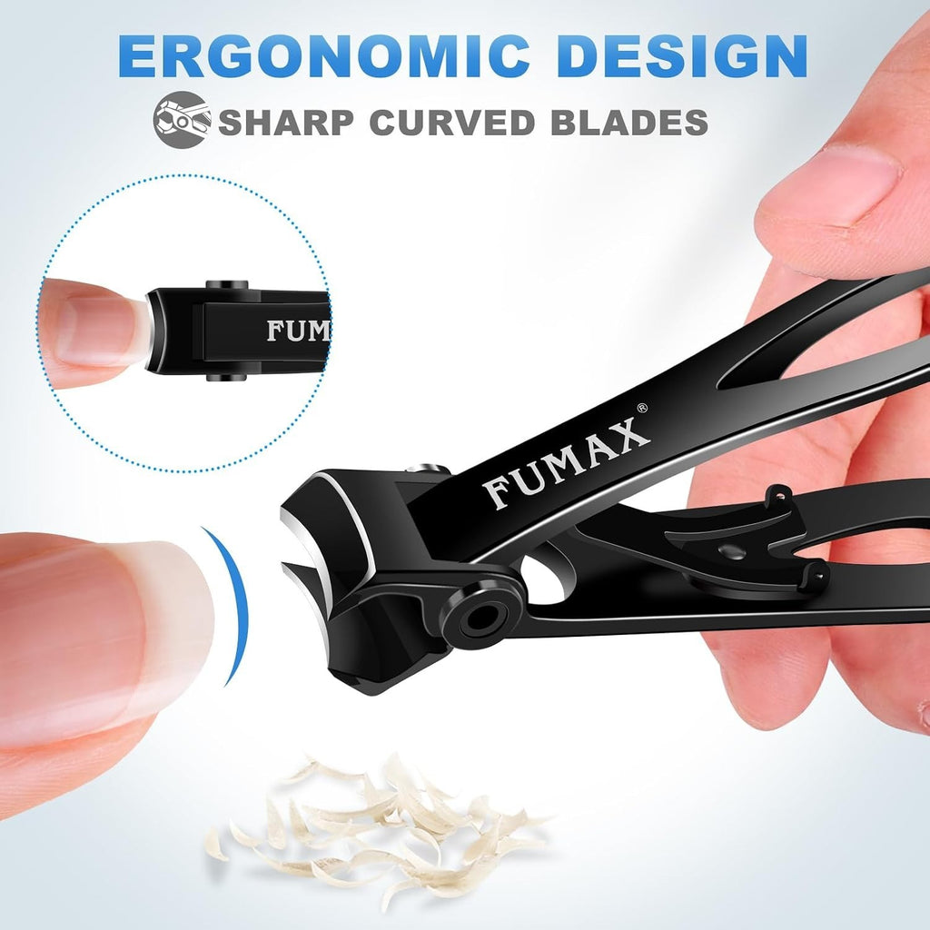 Heavy Duty Large Toenail Clippers for Seniors Thick Nails Ergonomic Handle