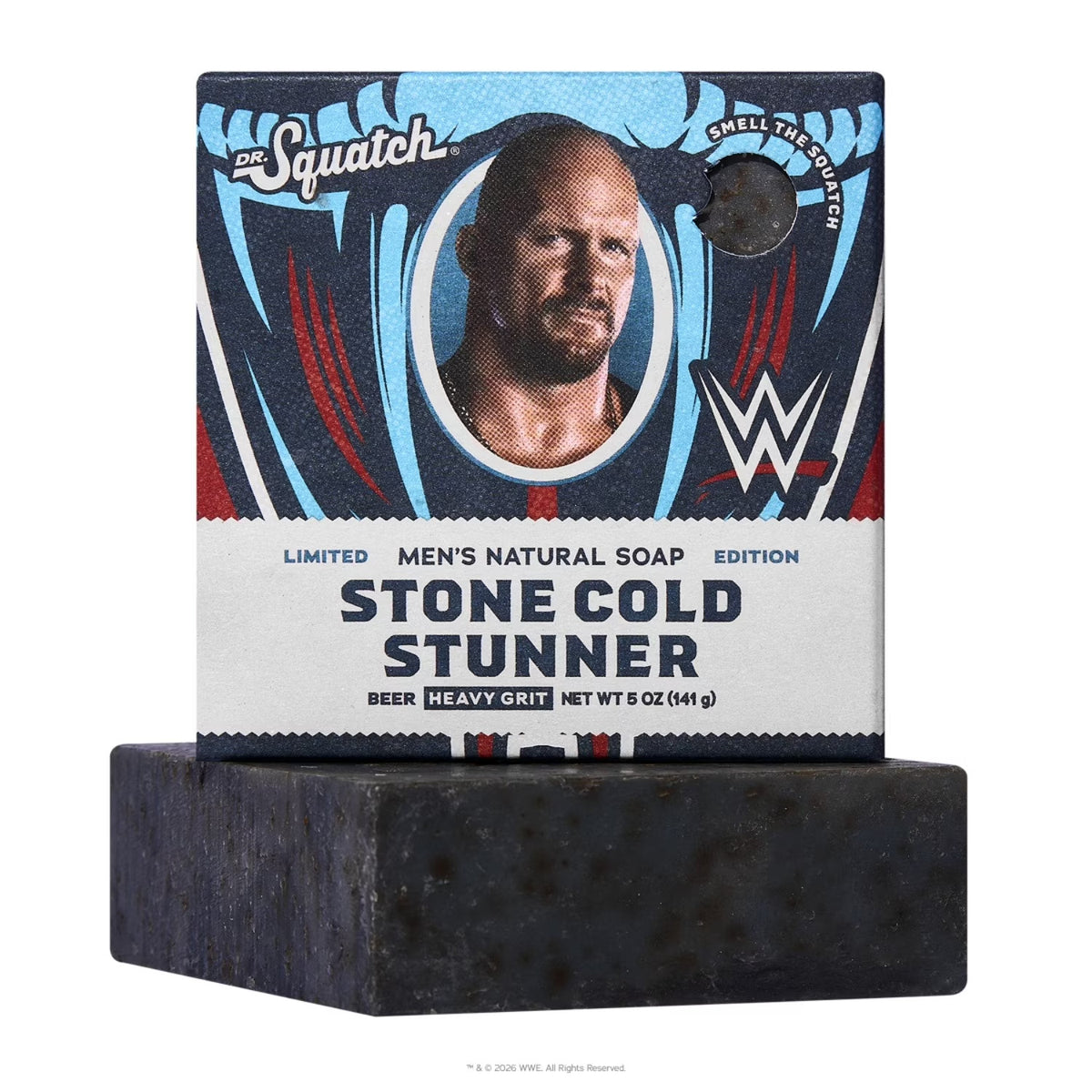 Men's Exfoliating Bar Soap - Natural 4-Pack with Cedarwood & Leather Scent