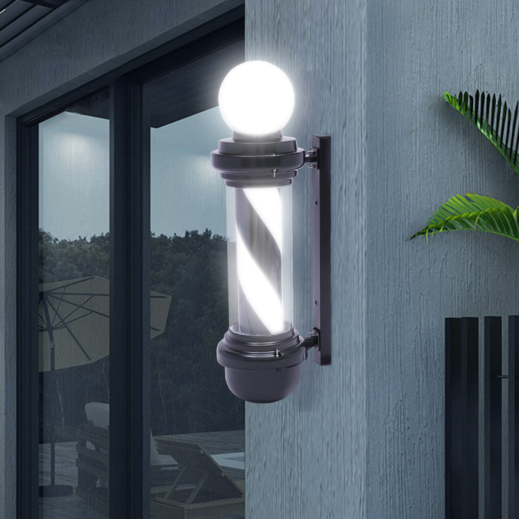 Outdoor Barber Shop Rotating LED Sign Light for Hair Salon & Barber Shop