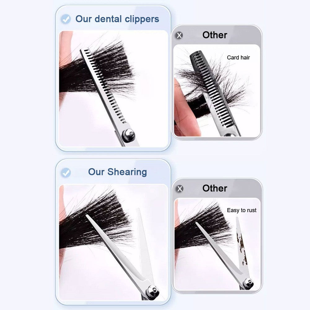 Professional Hair Cutting Scissors Set - Thinning Shears for Salon & Home Use