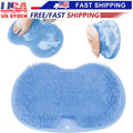 Foot Back Scrubber Silicone Exfoliating Massager Pad for Shower & Bath