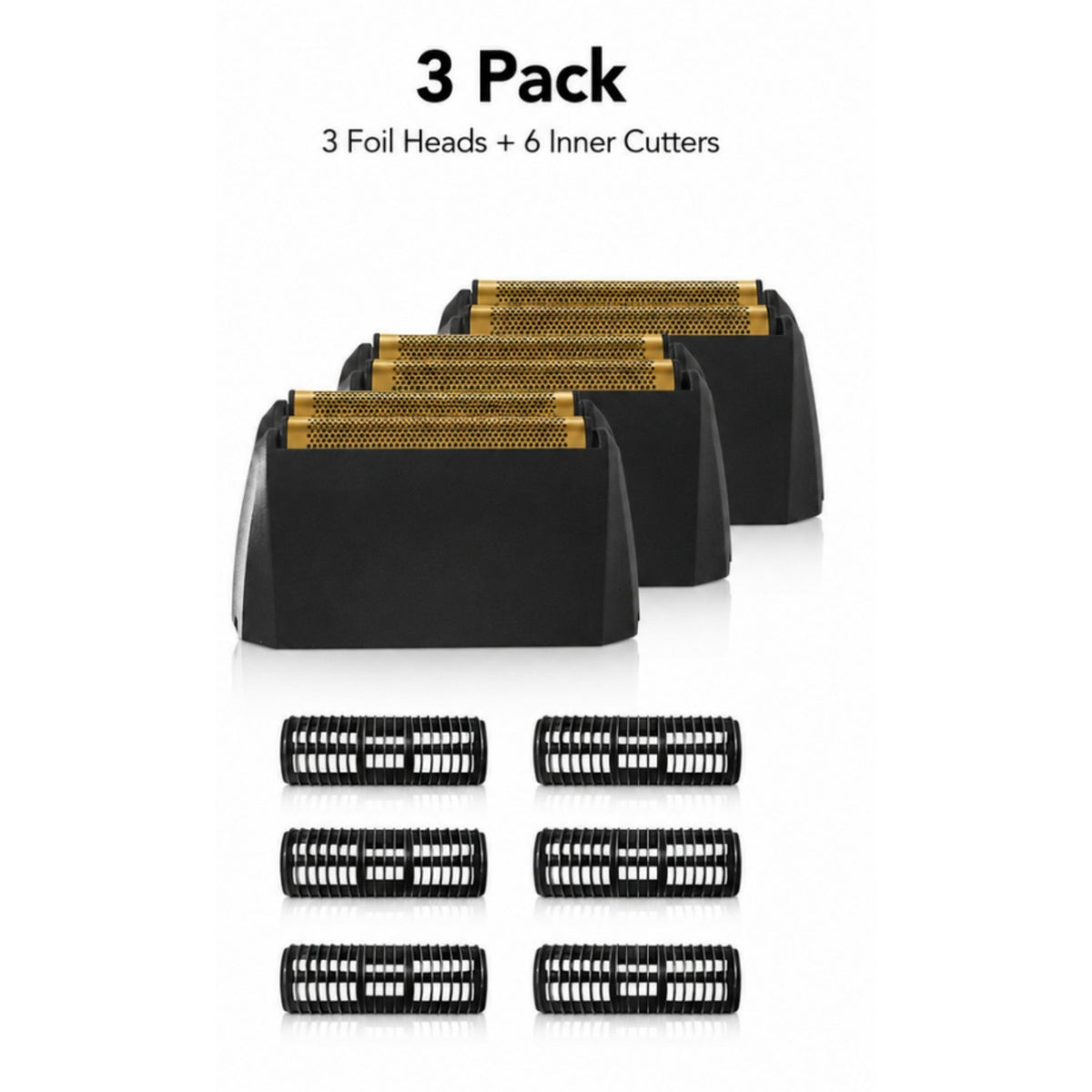 Replacement Shaver Head Foil for Wahl 5 Star Series Vanish Shaver 8173-700 – 3 Pack