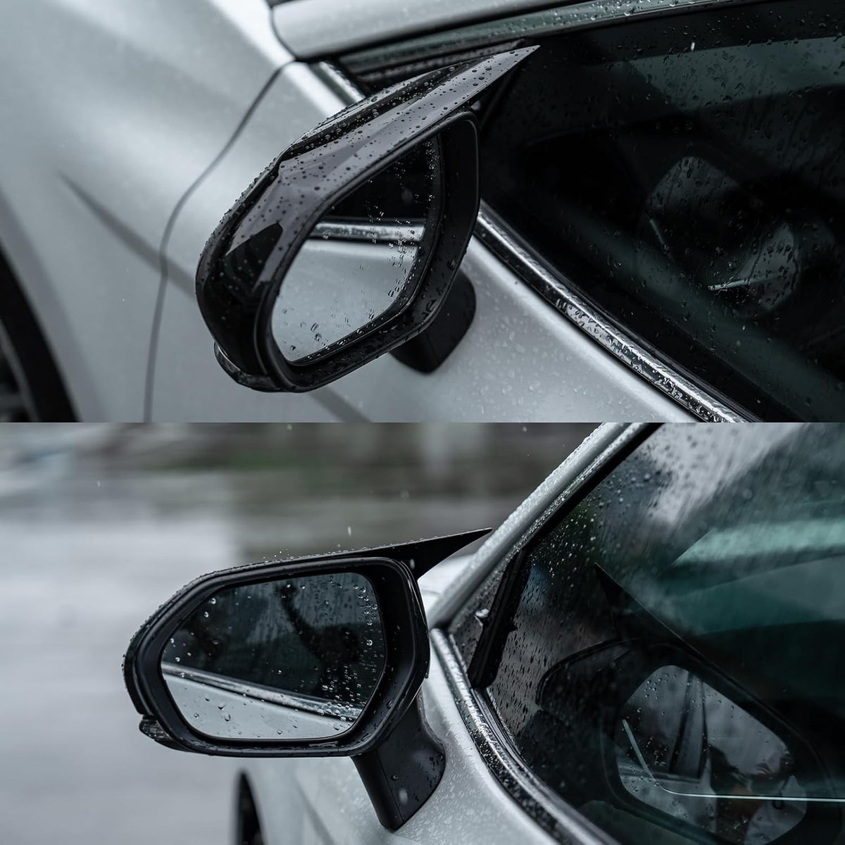 Car Side Mirror Cover Set for Toyota Camry 2018-2025 Glossy Black Protectors