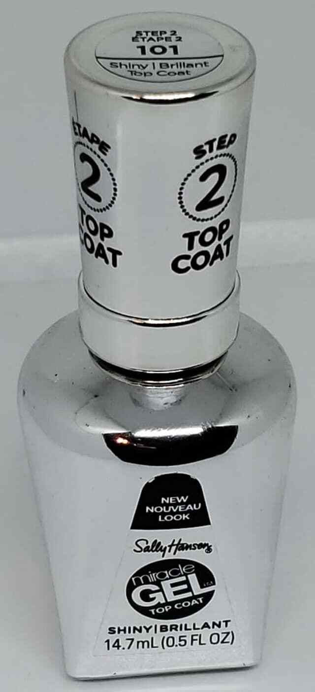 Sally Hansen Color Therapy Nail Polish Top Coat - Shiny Brillant, Nourishing & Moisturizing