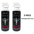 Barber Hair Duster Spray 10oz - 2 Pack for Clipper & Stylist Equipment Cleaning