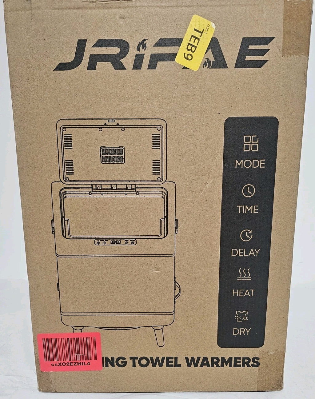 35L Folding Towel Warmer Model E2512 - Sealed and Ready for Use