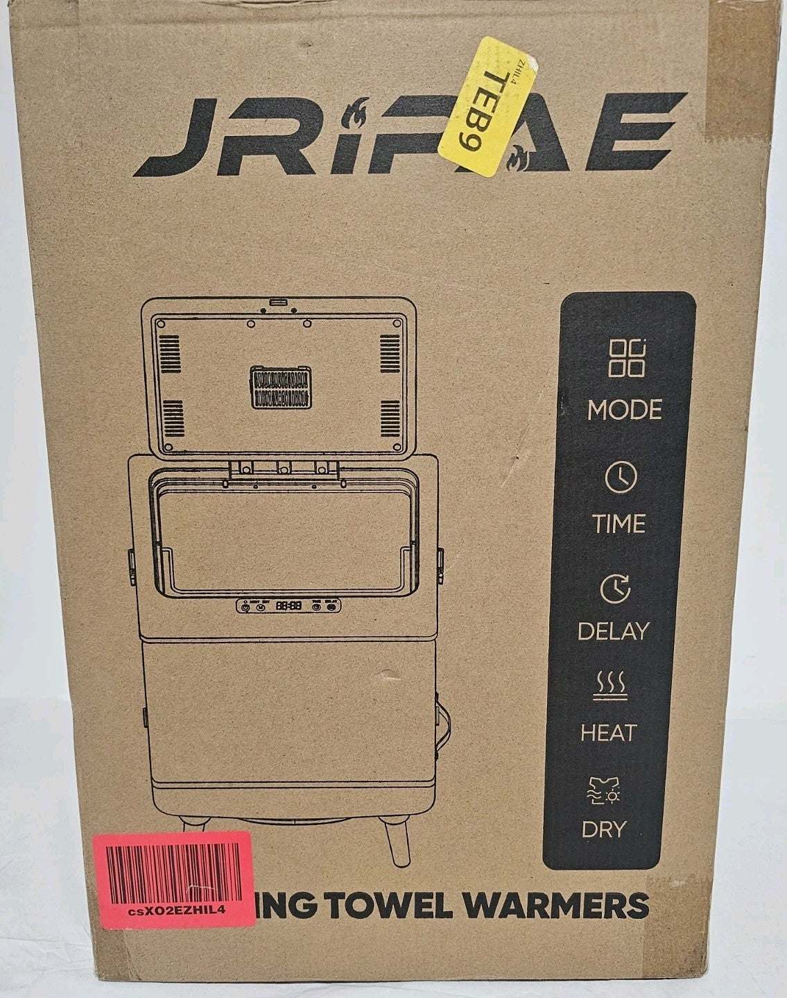 35L Folding Towel Warmer Model E2512 - Sealed and Ready for Use