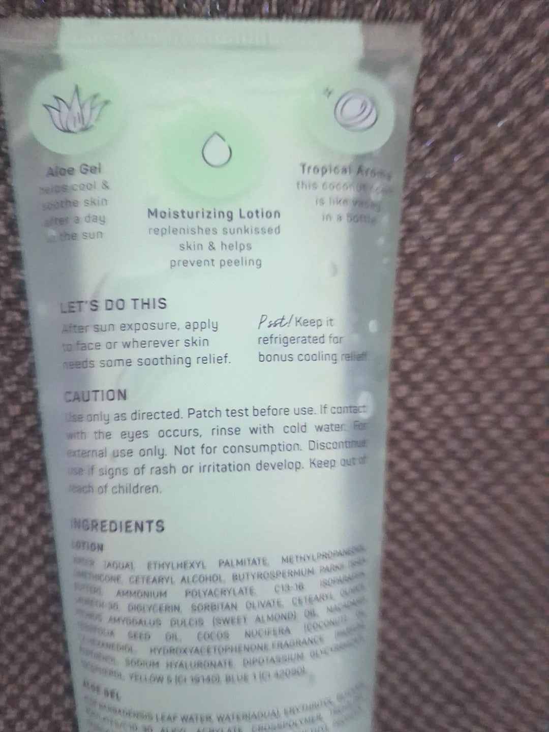 After Sun Gel Lotion - 2-in-1 Sun Therapy Hydrating Skin Care 7.05 fl oz