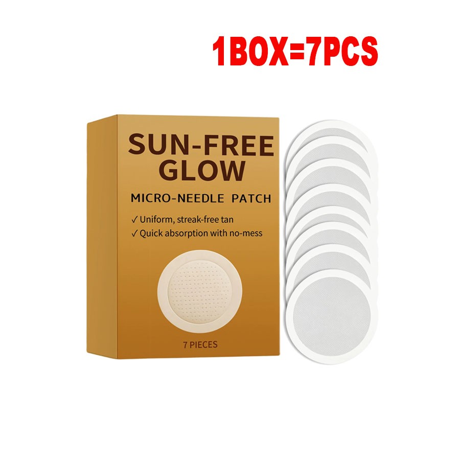 Self-Tanning Patches Micro-Needle Sunless Tan Kit for Safe, Quick Glow