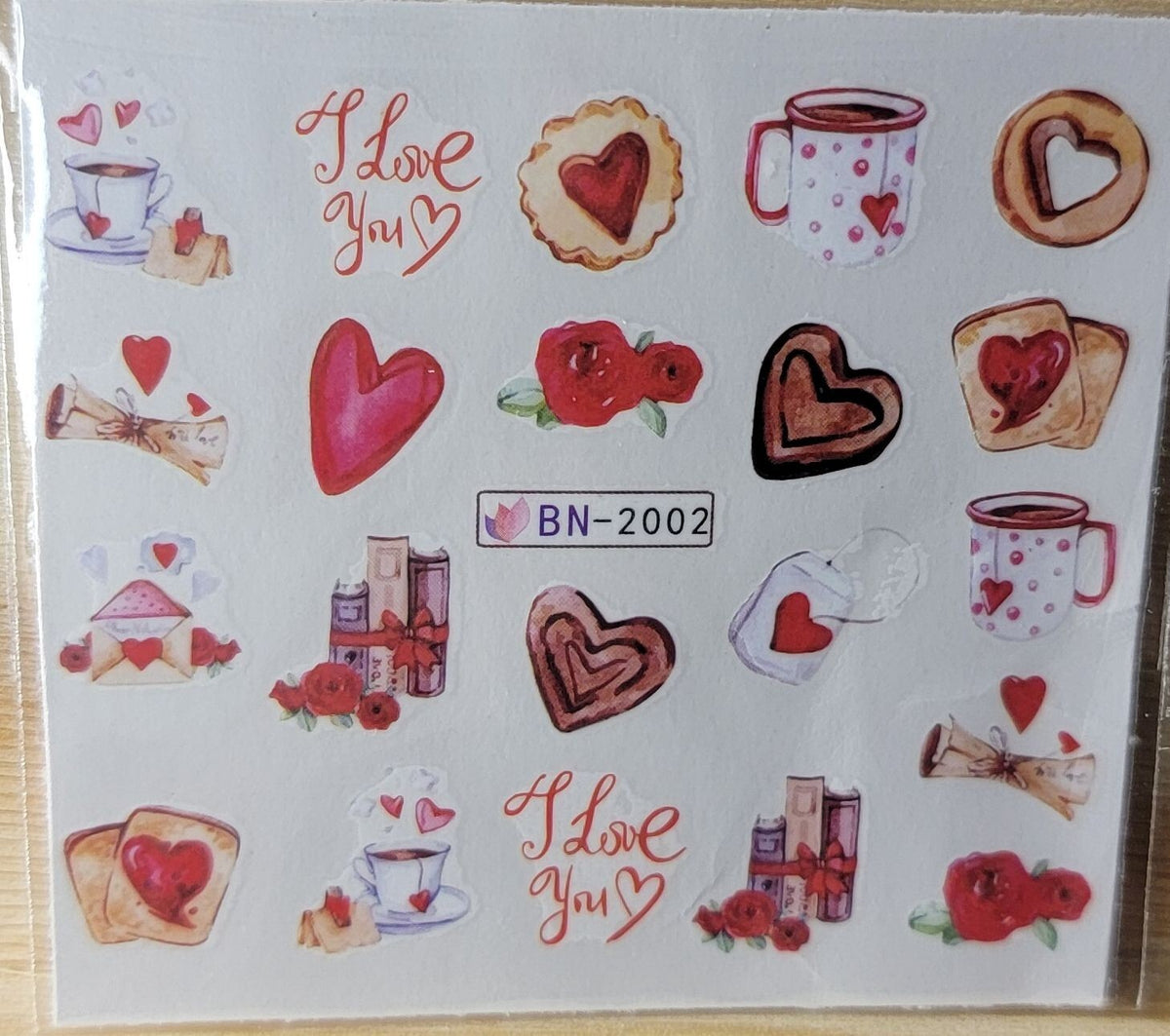 Nail Art Decal Stickers Sweets Water Watercolor Nail Decals