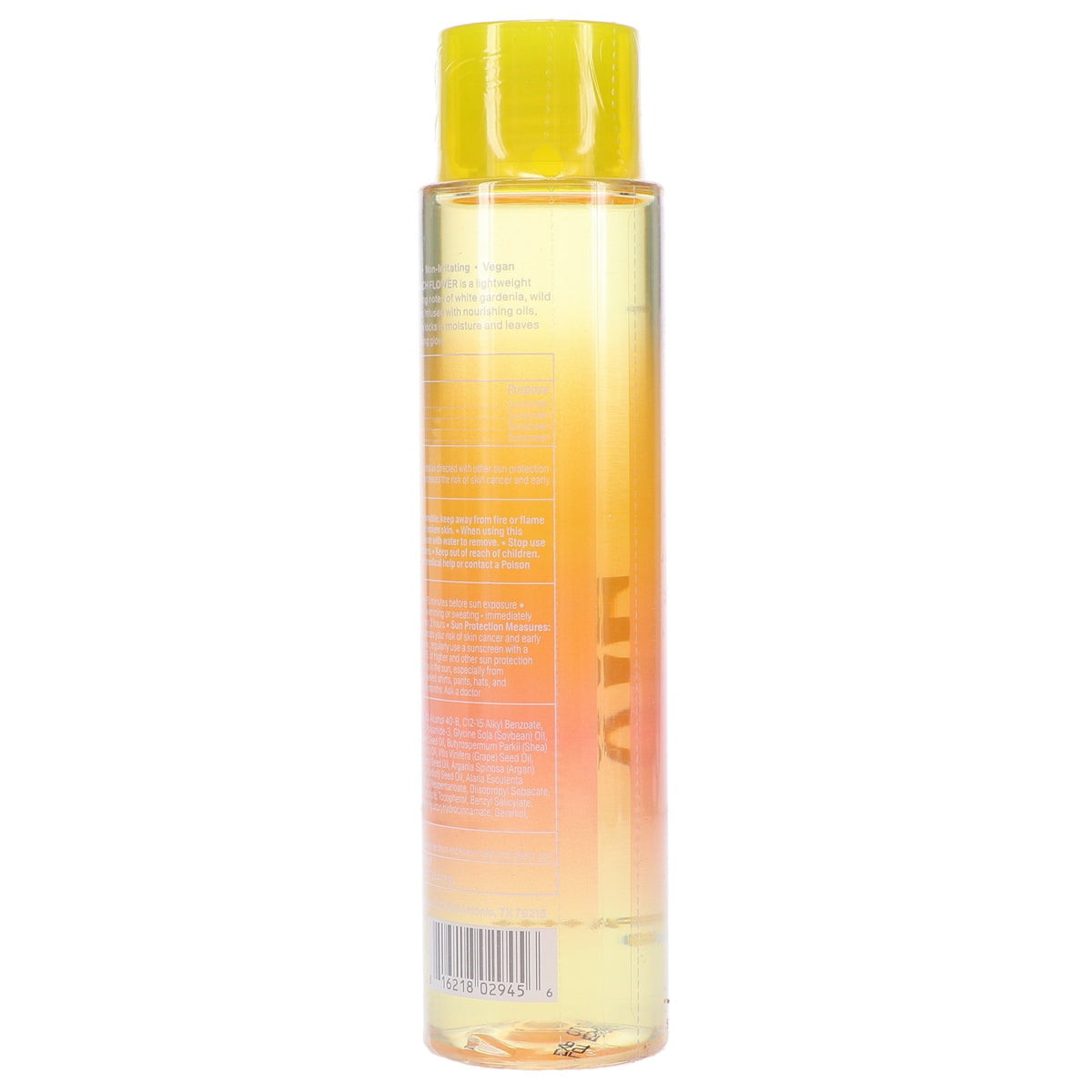 SPF 50 Body Oil with Sun-Kissed Glow - Beach Flower Scent, 5 oz