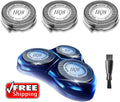 Replacement Heads for Philips Norelco Aquatec Shavers - HQ8 Series, 3 Pack