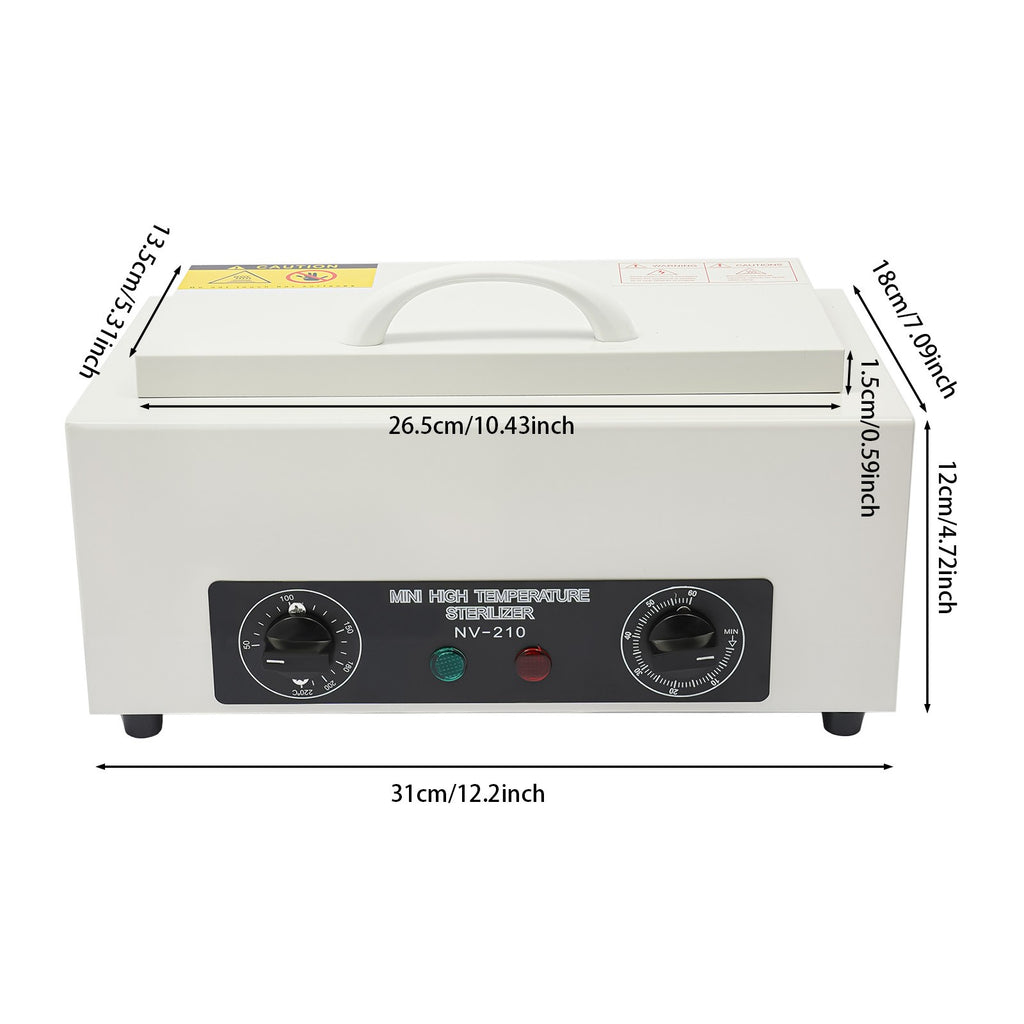 Dental and Medical Dry Heat Sterilizer Autoclave for Dental, Tattoo, Vet Use - 1.5L