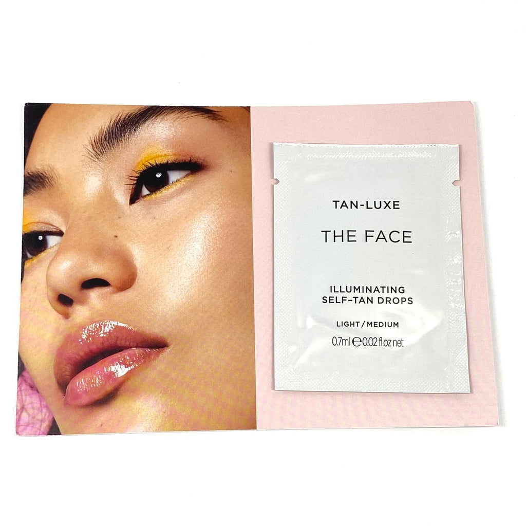 Self Tanning Drops for Face - Customizable Glow, Travel-Friendly Sample
