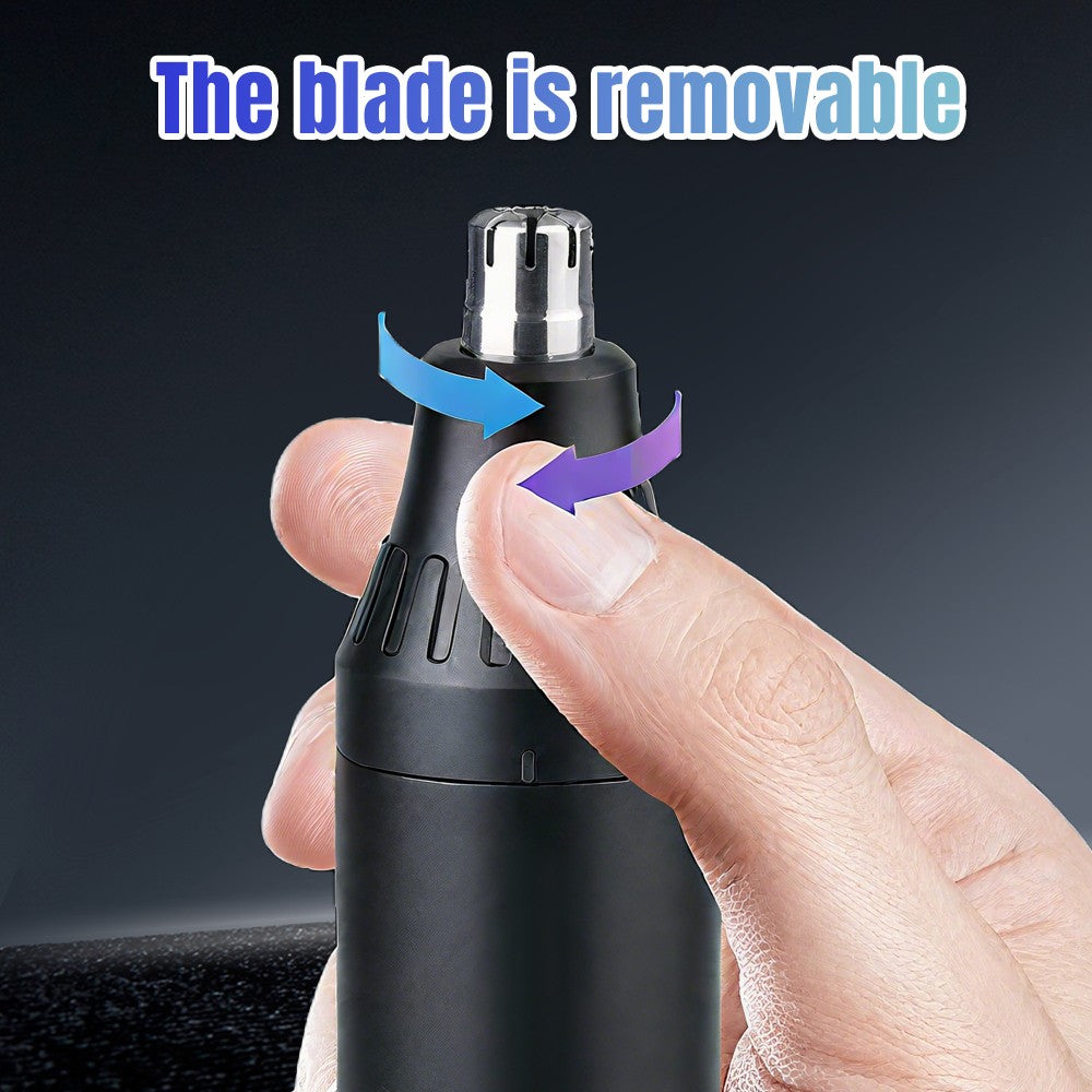 4-in-1 Electric Nose Ear & Eyebrow Trimmer Grooming Kit USB Rechargeable