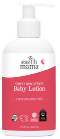 Unscented Baby Lotion for Dry Skin 8 oz - Organic & Hypoallergenic