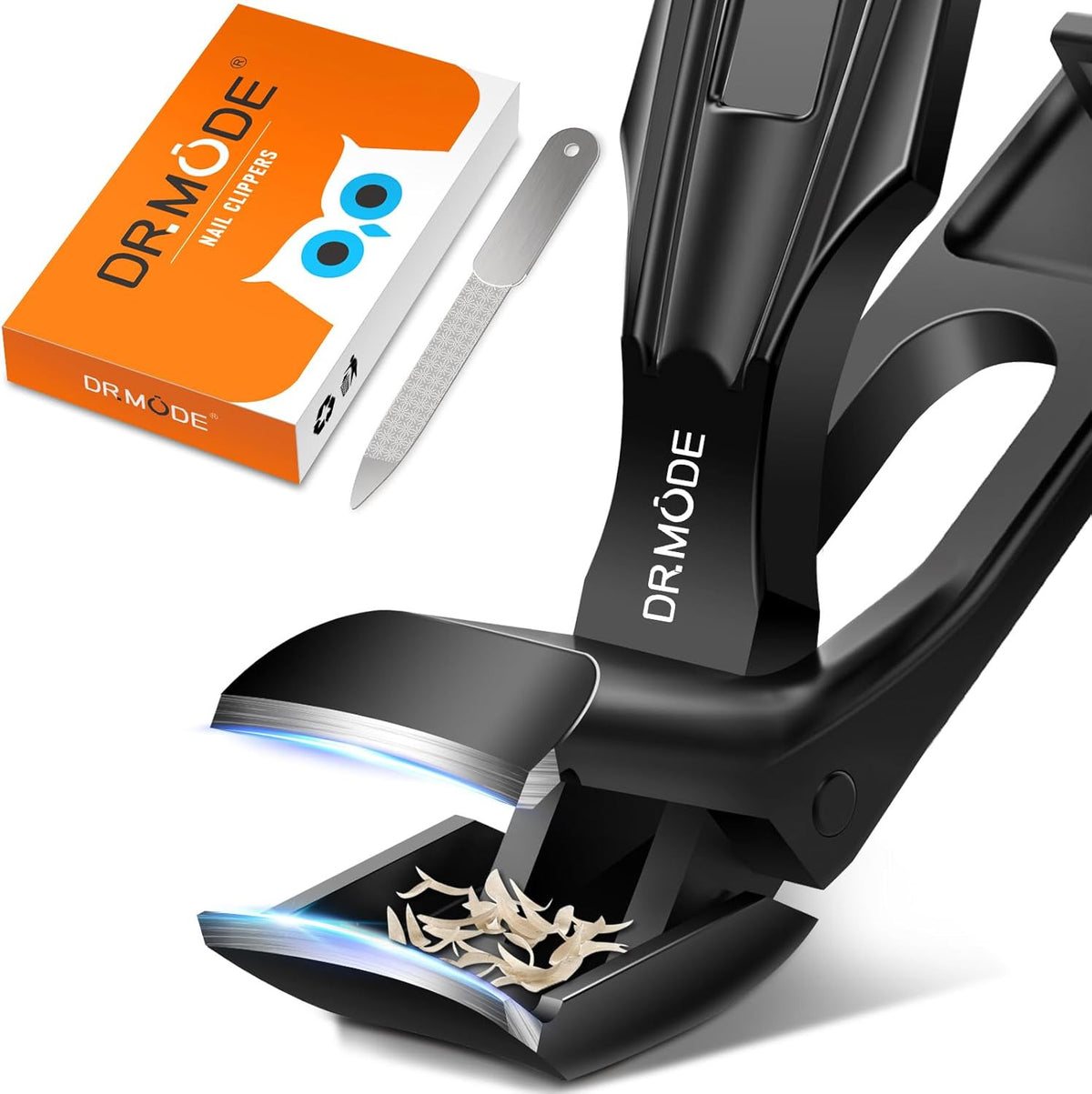 Heavy Duty Toenail Clippers for Seniors Thick Nails Angled Head Wide Jaw