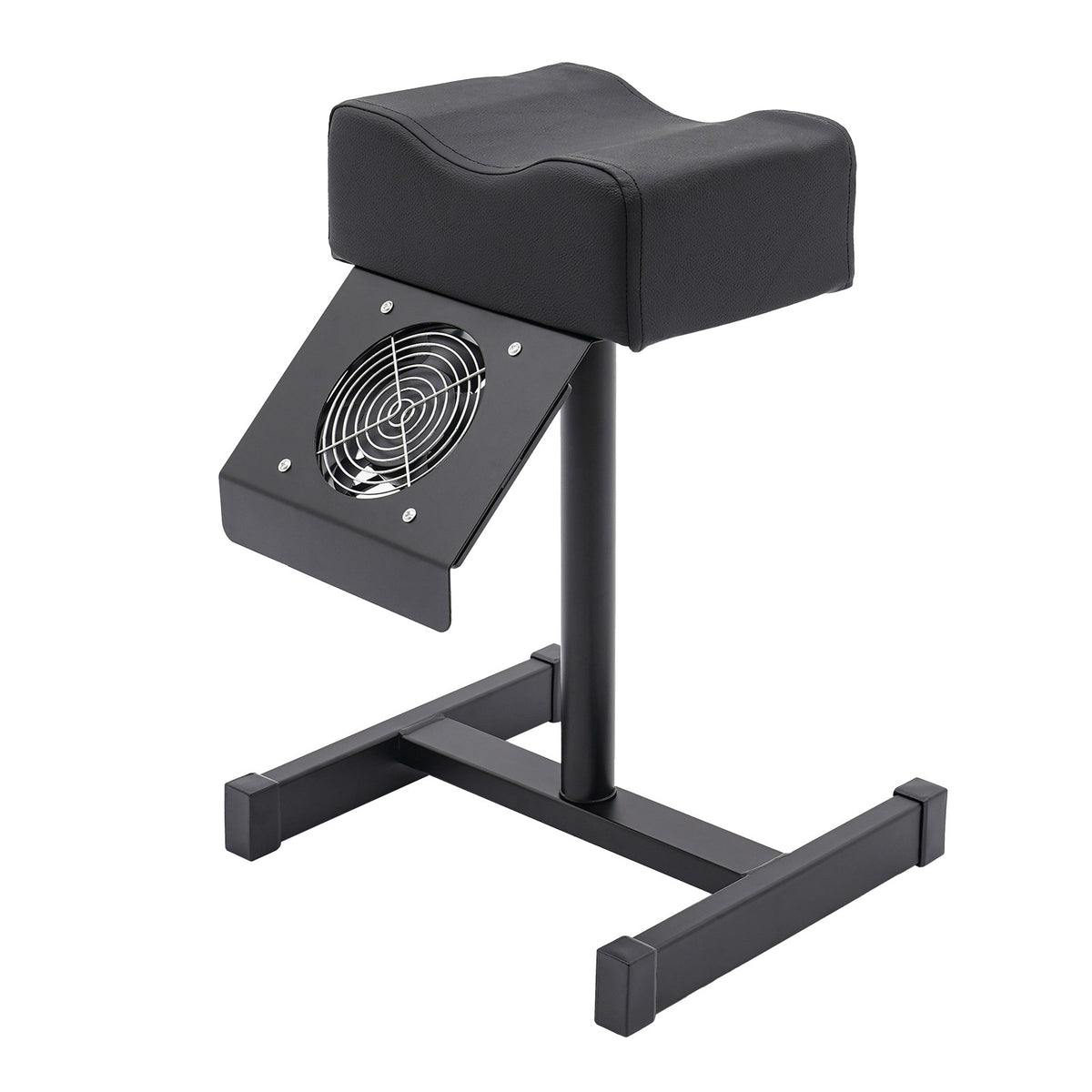 Adjustable Pedicure Stool Chair with Footrest and Fan for Salon