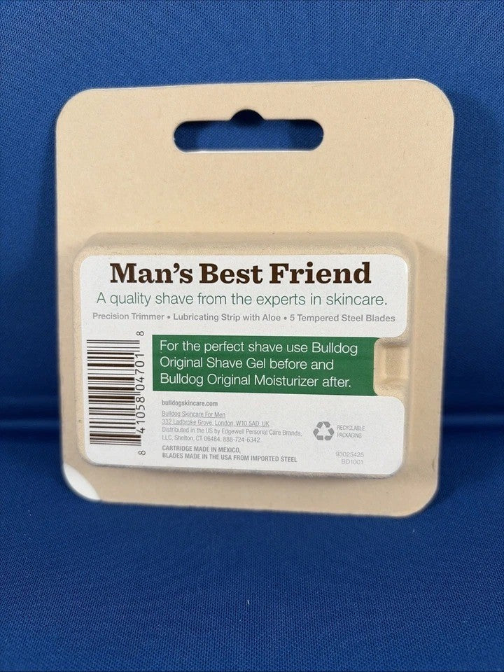 Bulldog Men's Skincare Razor Blade Refills - Pack of 4