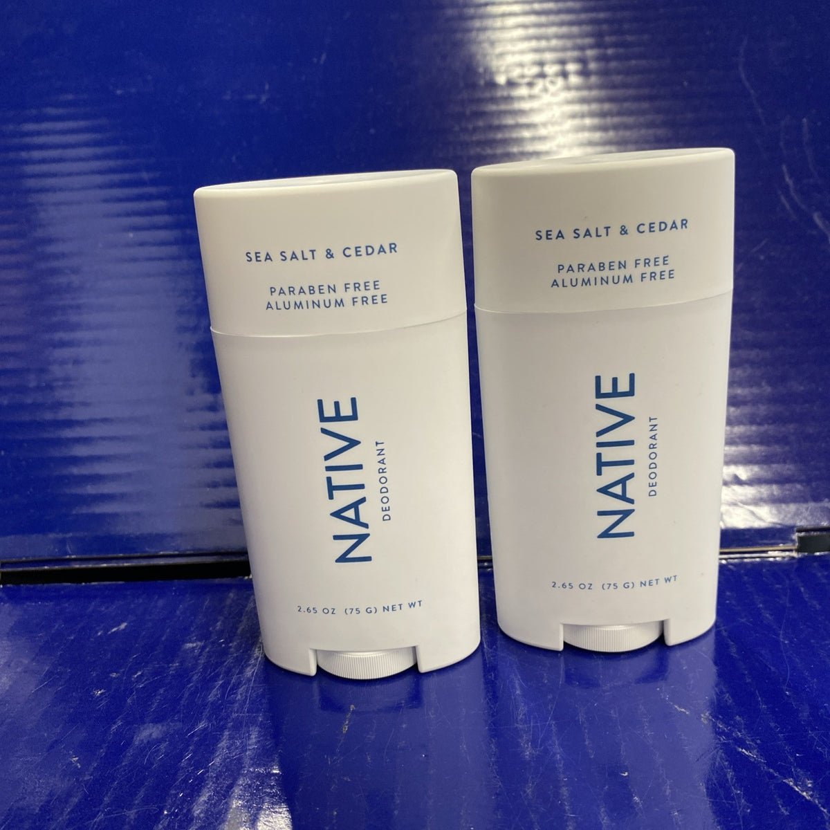 Native Sea Salt & Cedar Aluminum-Free Deodorant - 2 Pack
