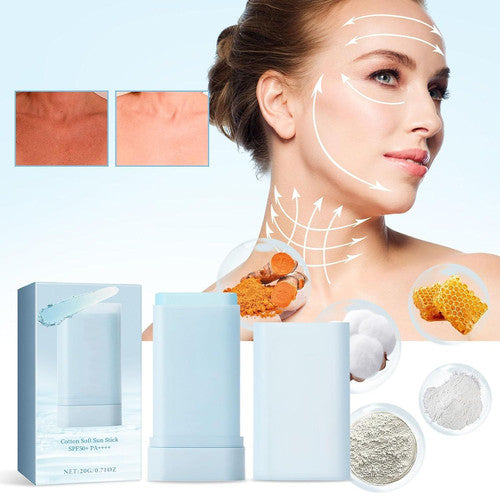 Sun Stick SPF50+ Hydrating Sunscreen for Face & Body - Lightweight & Non-Greasy