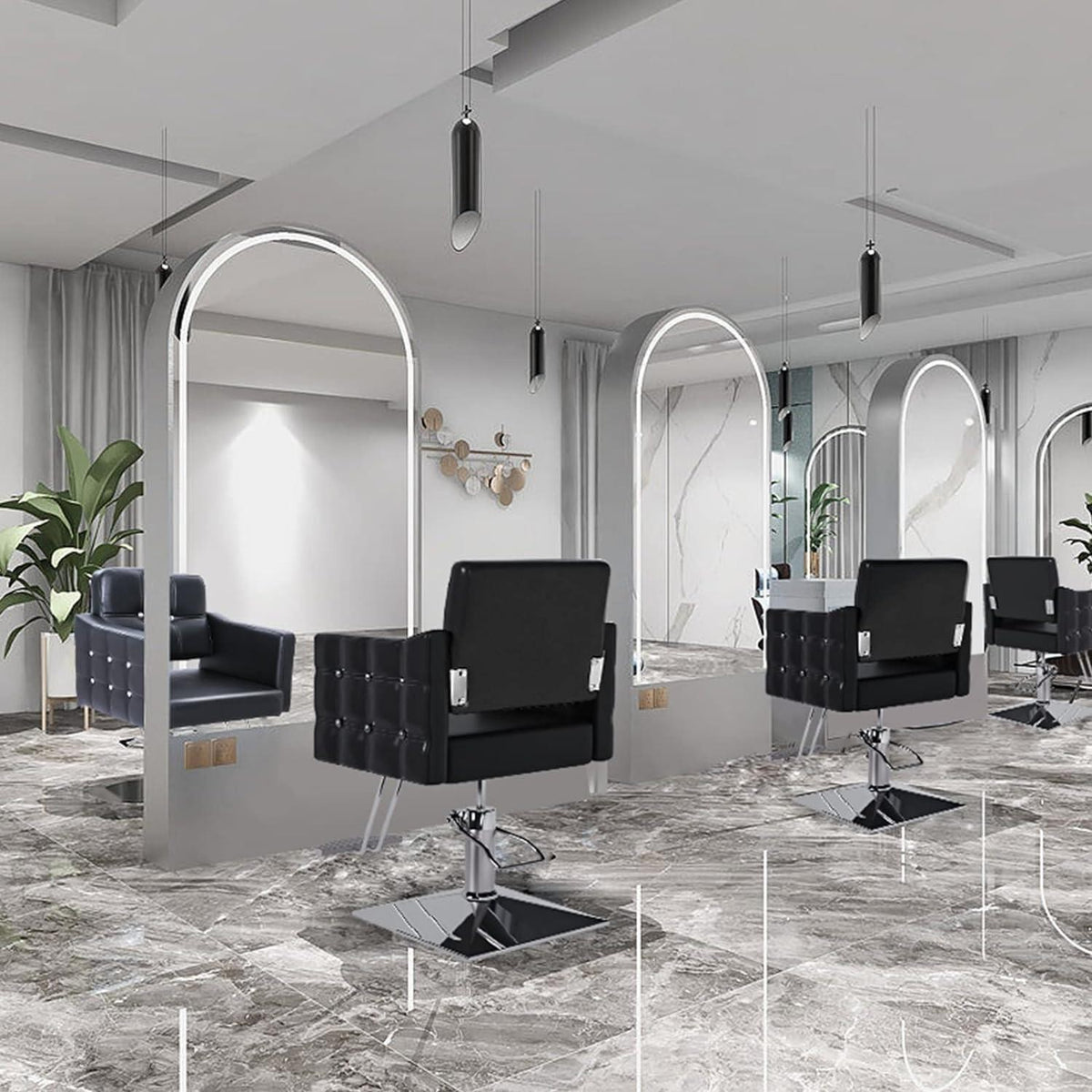 Heavy Duty Hydraulic Barber Chair for Salon and Barbershop