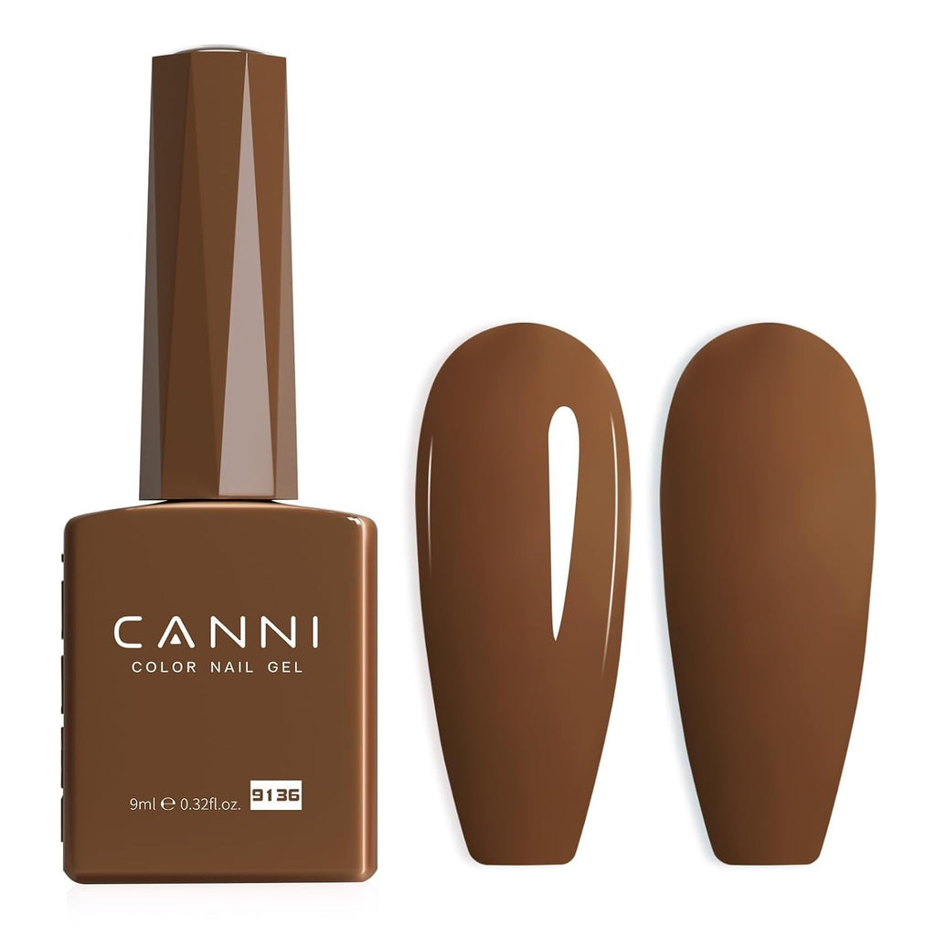 Long-Lasting Brown Gel Nail Polish for Autumn Manicures - Easy Application