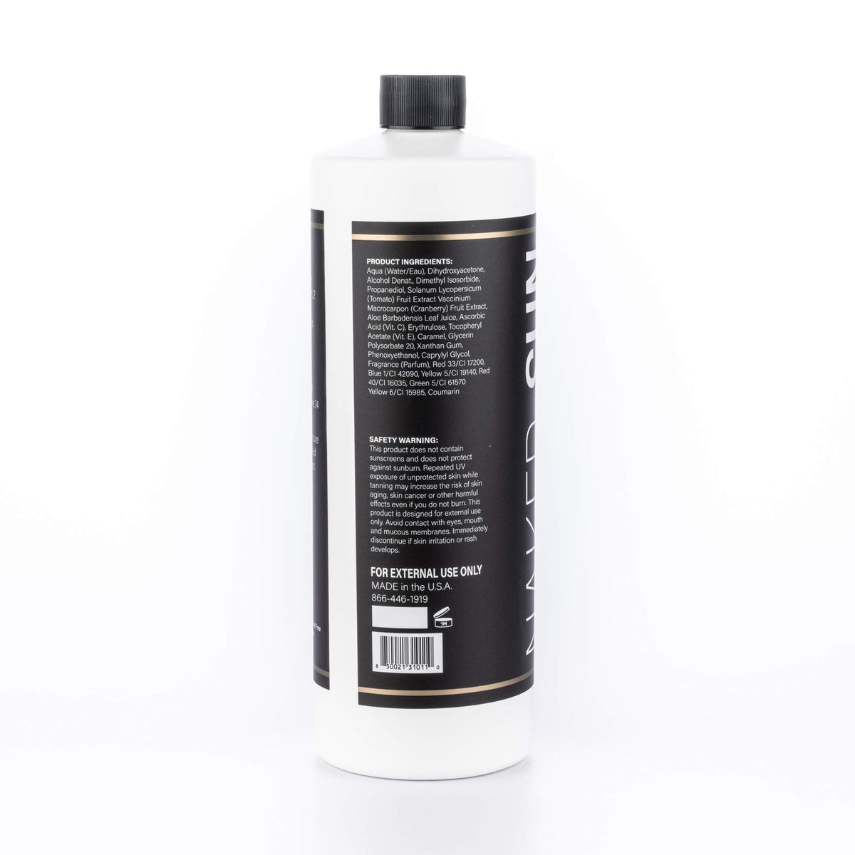 Self Tanning Solution with Violet and Caramel Tones - 32 oz Hydrating Tan Lotion
