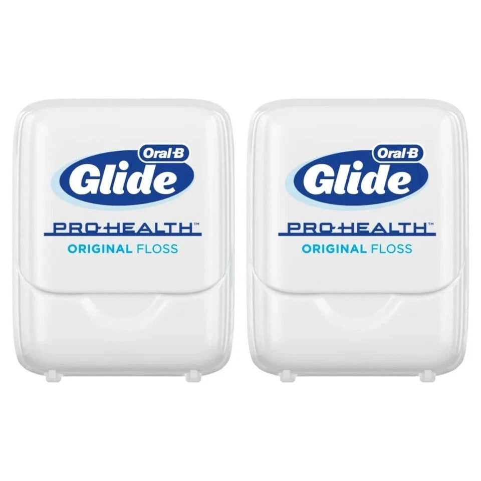 Dental Floss Micro-Textured Unflavored 50m Rolls - 2 Pack for Healthy Gums