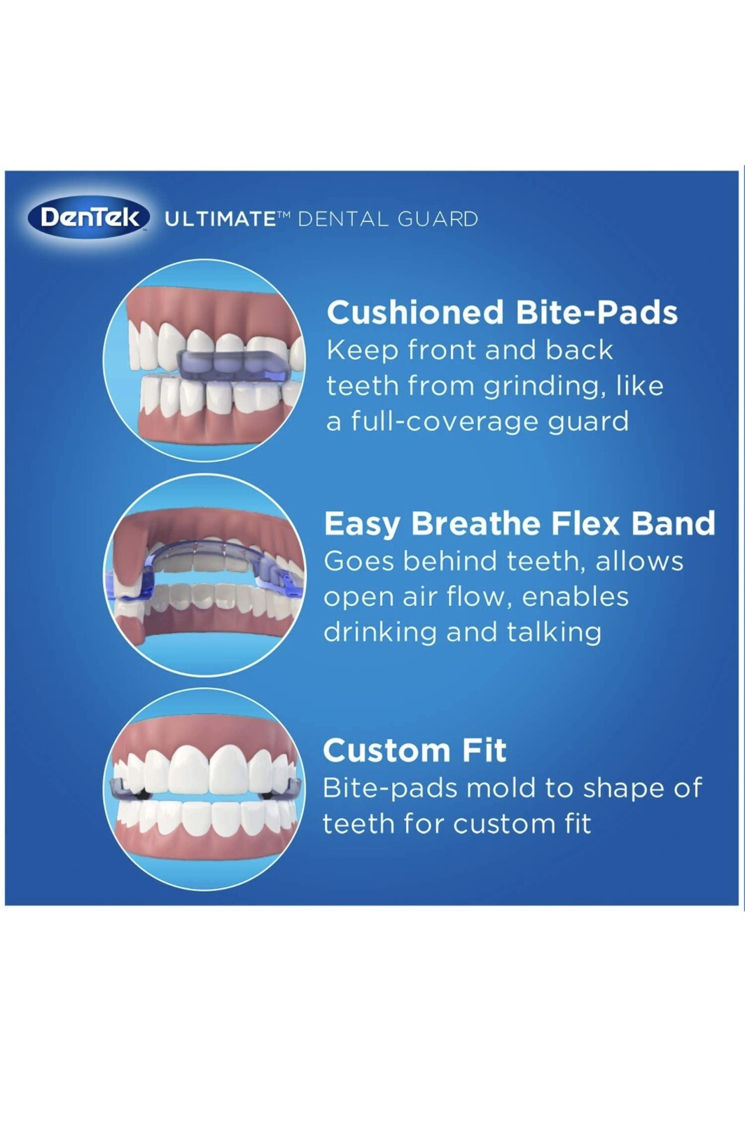 Dental Mouthguard for Full Protection - Custom Fit, 1 Count