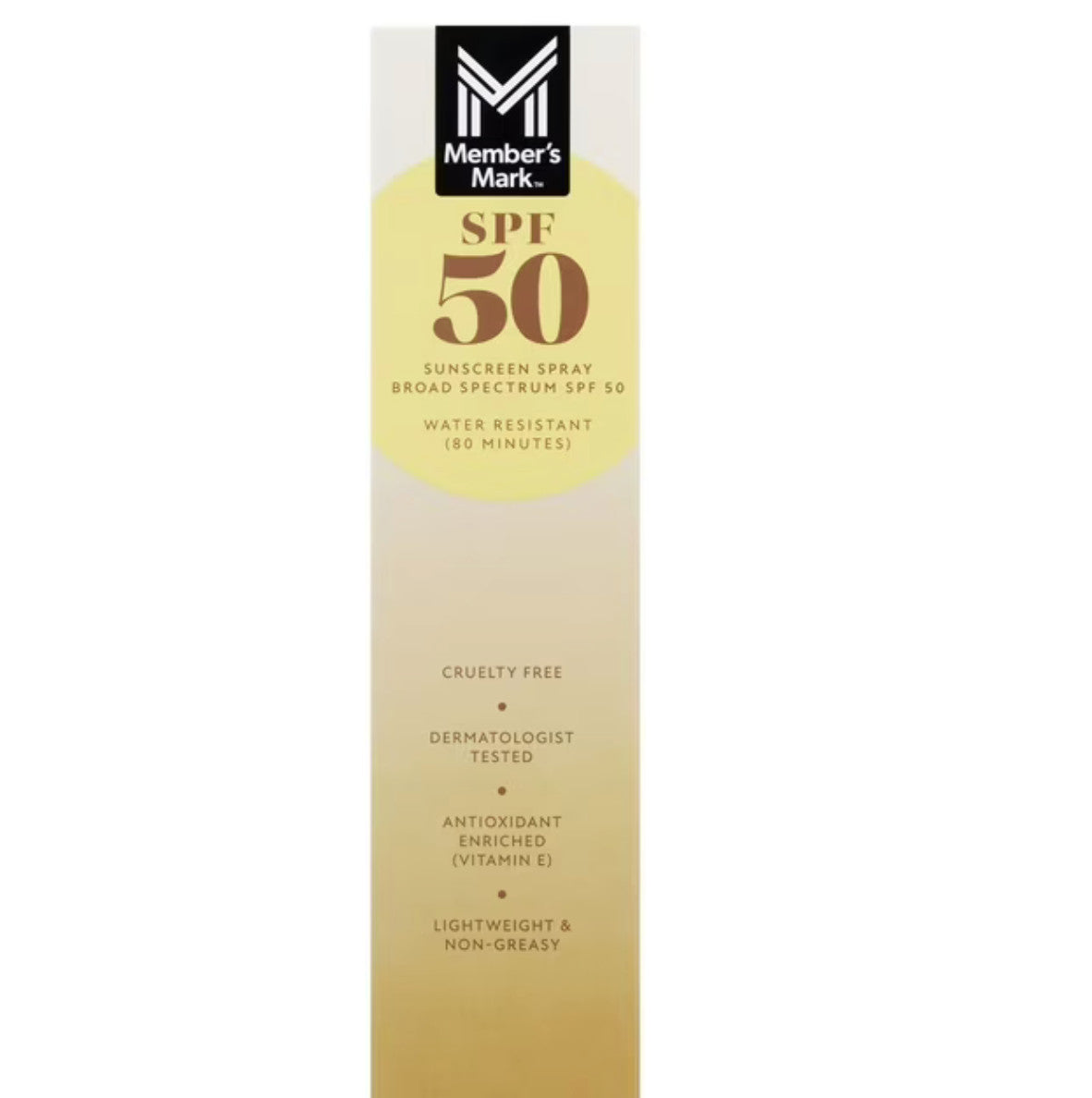 SPF 50 Sunscreen Spray 3-Pack - Broad Spectrum Water-Resistant SPF80