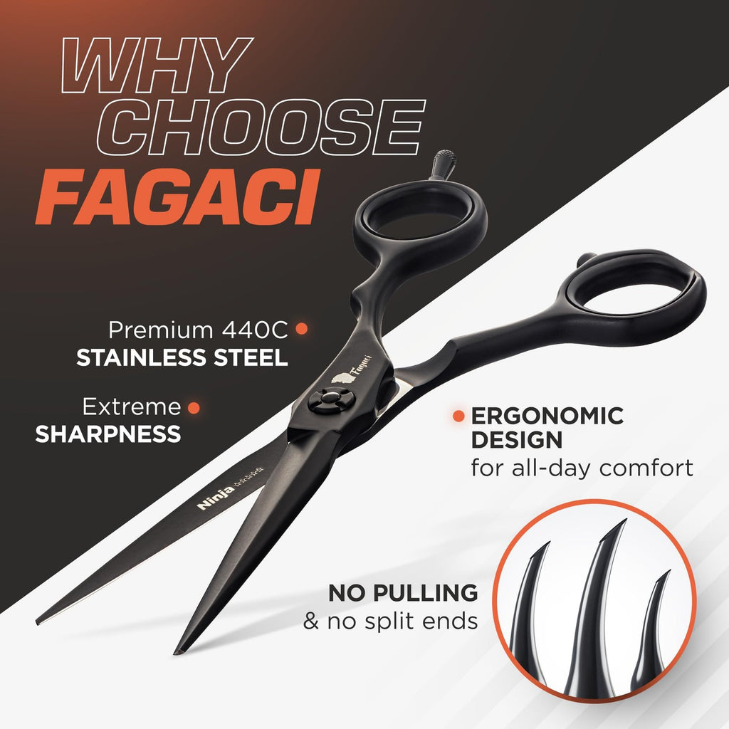 Professional Hair Cutting Scissors 5.5 inch Precision Surgical Steel