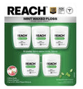 Reach Mint Waxed Dental Floss 5 Pack, 500 Yards Total - Oral Care