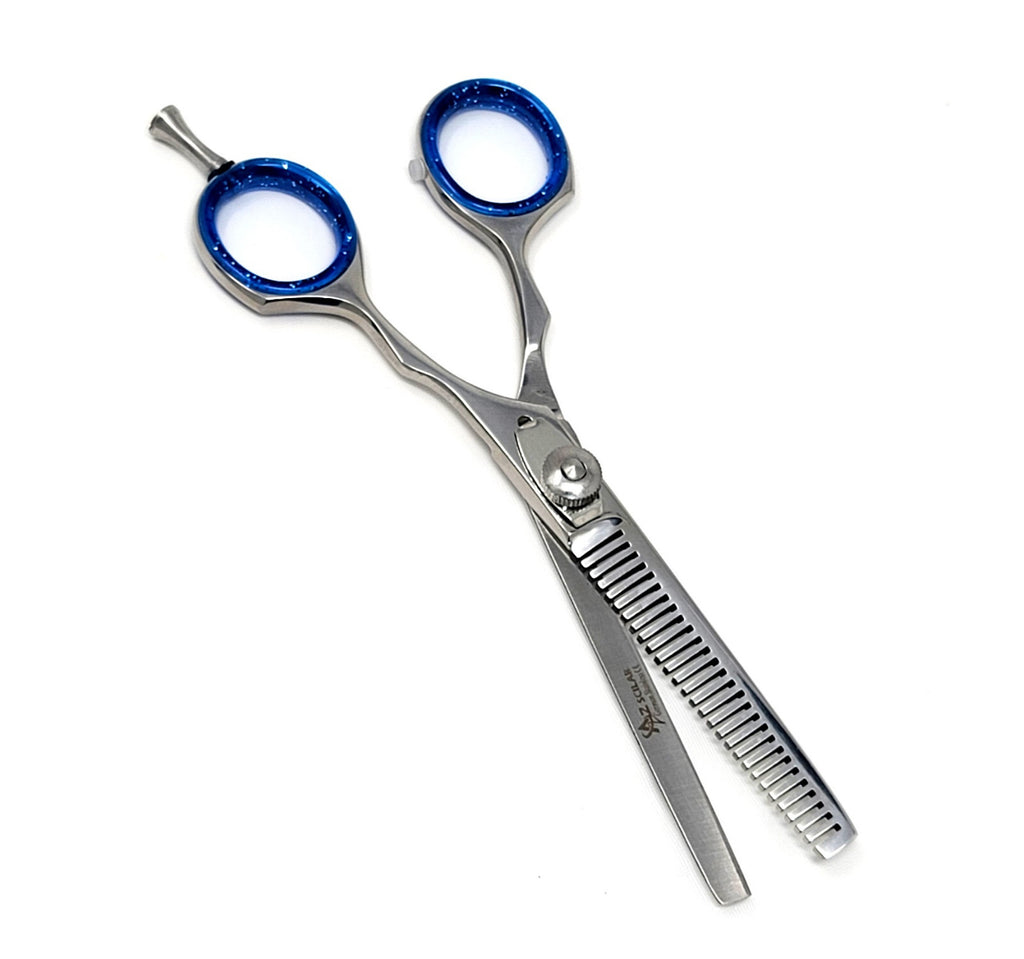 6-Inch Hair Thinning Scissors Barber Shears, Adjustable Tension, Stainless Steel