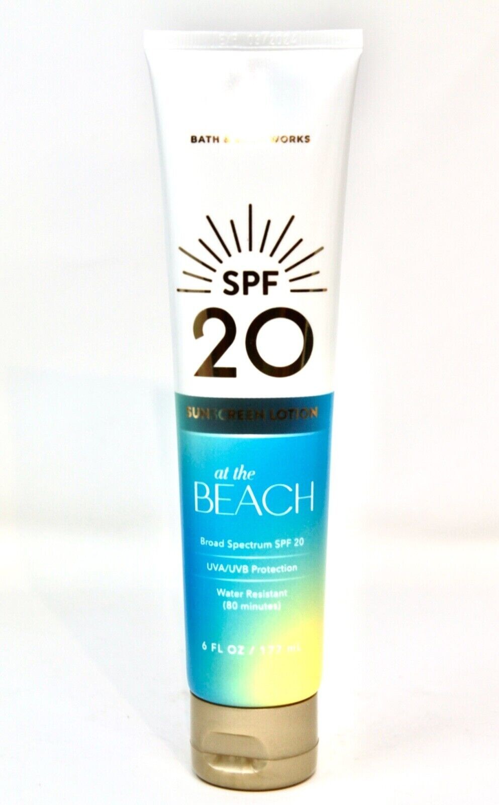 Sunscreen Lotion SPF 20 - Water Resistant, 6 Fl Oz - Beach & Body Care