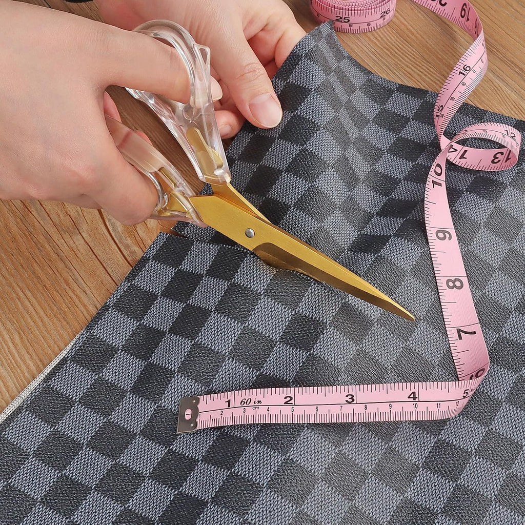 Multi-Purpose Acrylic Scissors Set with Titanium-Coated Blades and Ergonomic ABS Handles