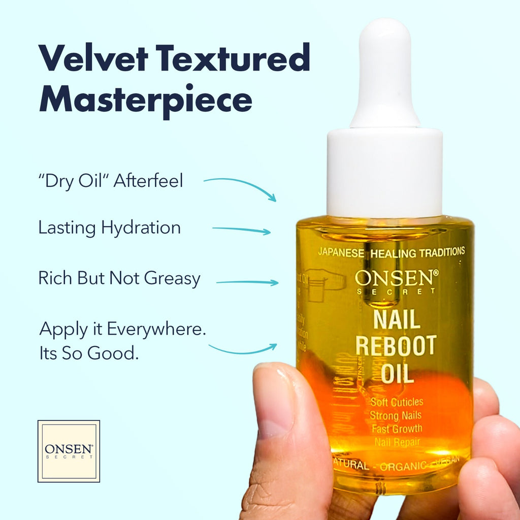 Nail Reboot Oil for Nails and Cuticles - Japanese Healing Minerals & Essential Oils