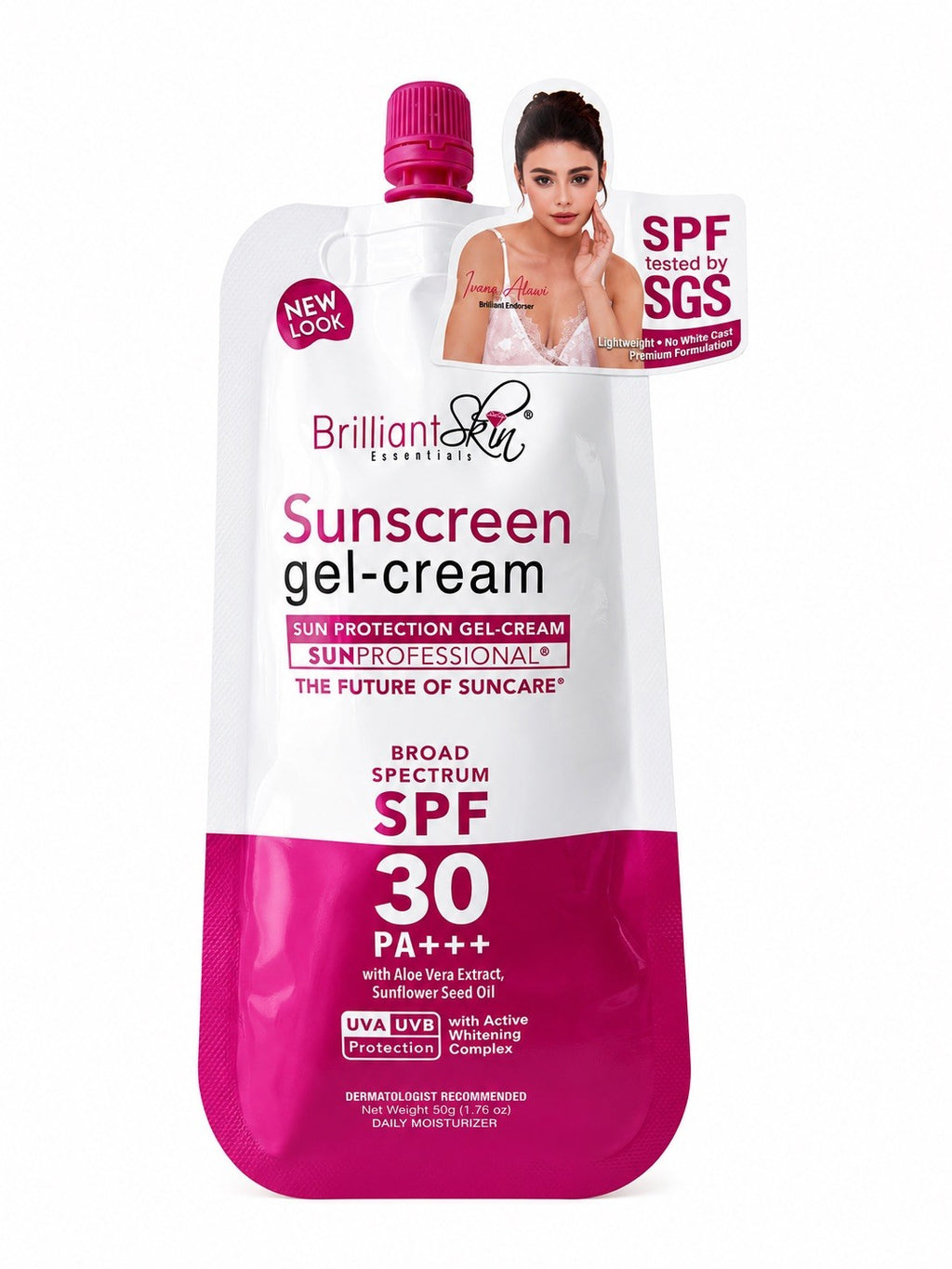 Sunscreen Gel-Cream SPF30 - 50g Sun Protection for Skin Care