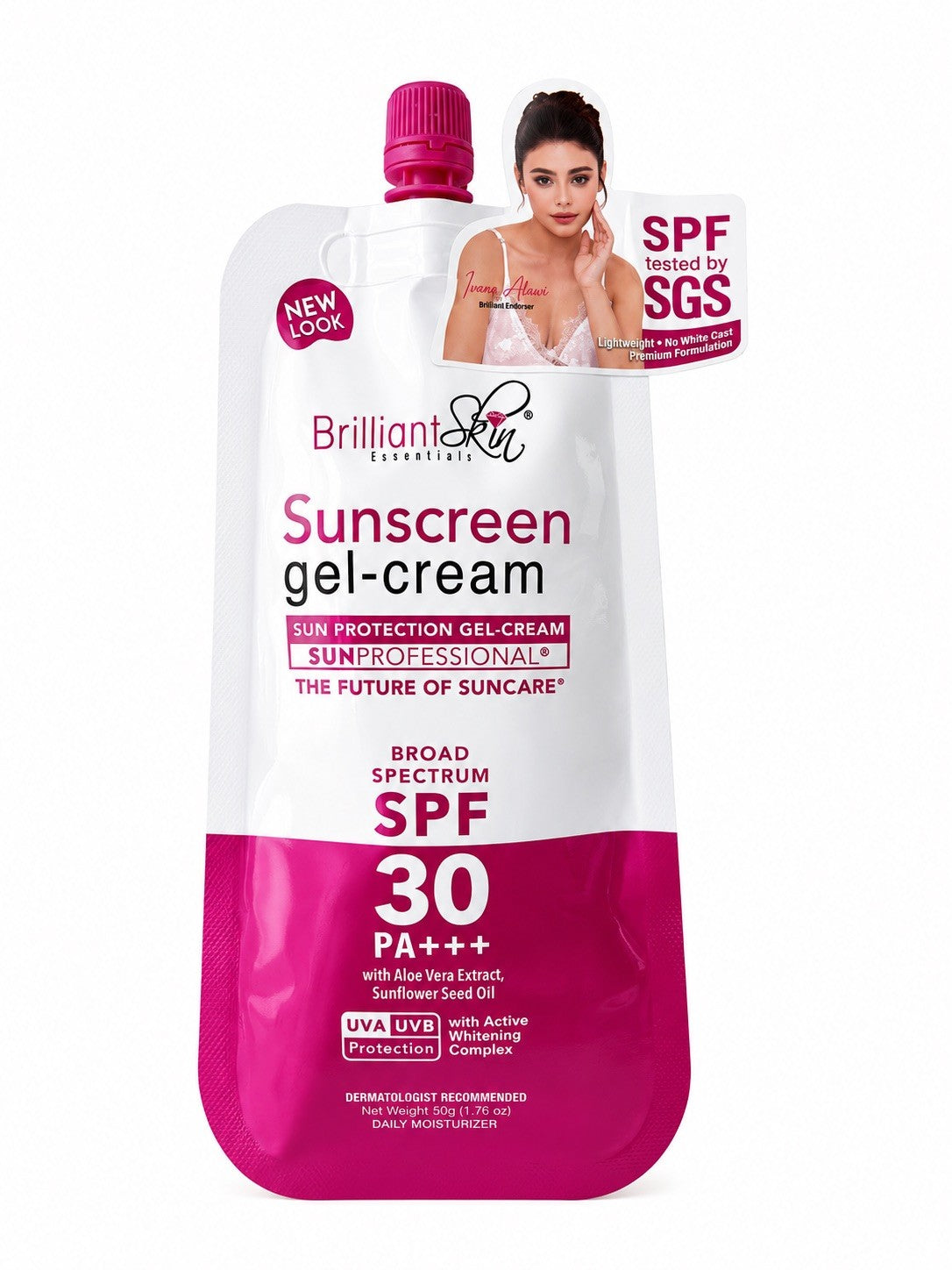 Sunscreen Gel-Cream SPF30 - 50g Sun Protection for Skin Care