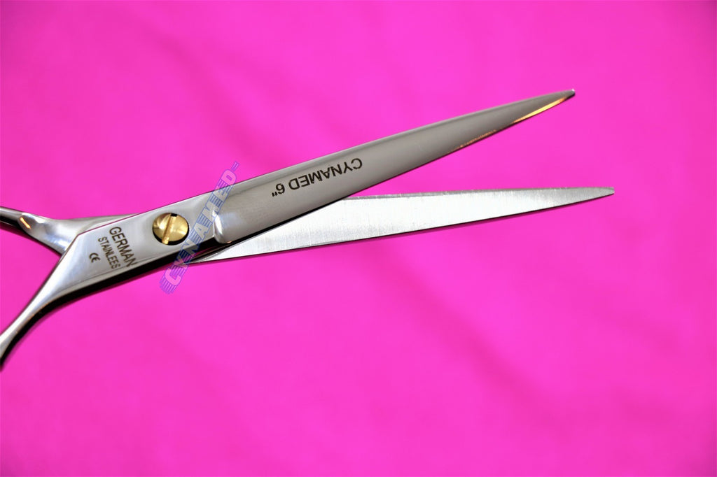 Professional Hair Cutting Shears with Finger Rest - German Grade Stainless Steel