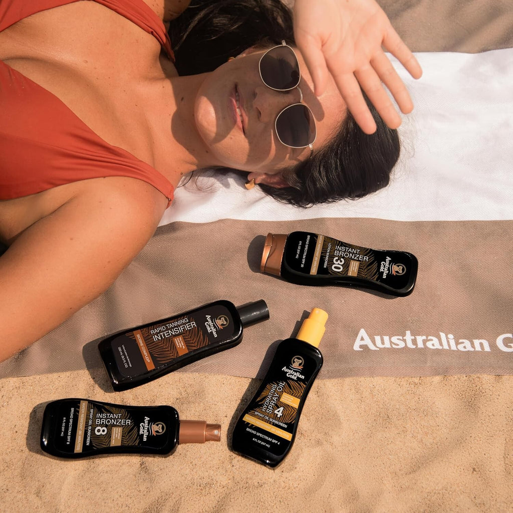 Moisturizing Sunscreen with SPF 8 and Instant Bronzer - Water Resistant