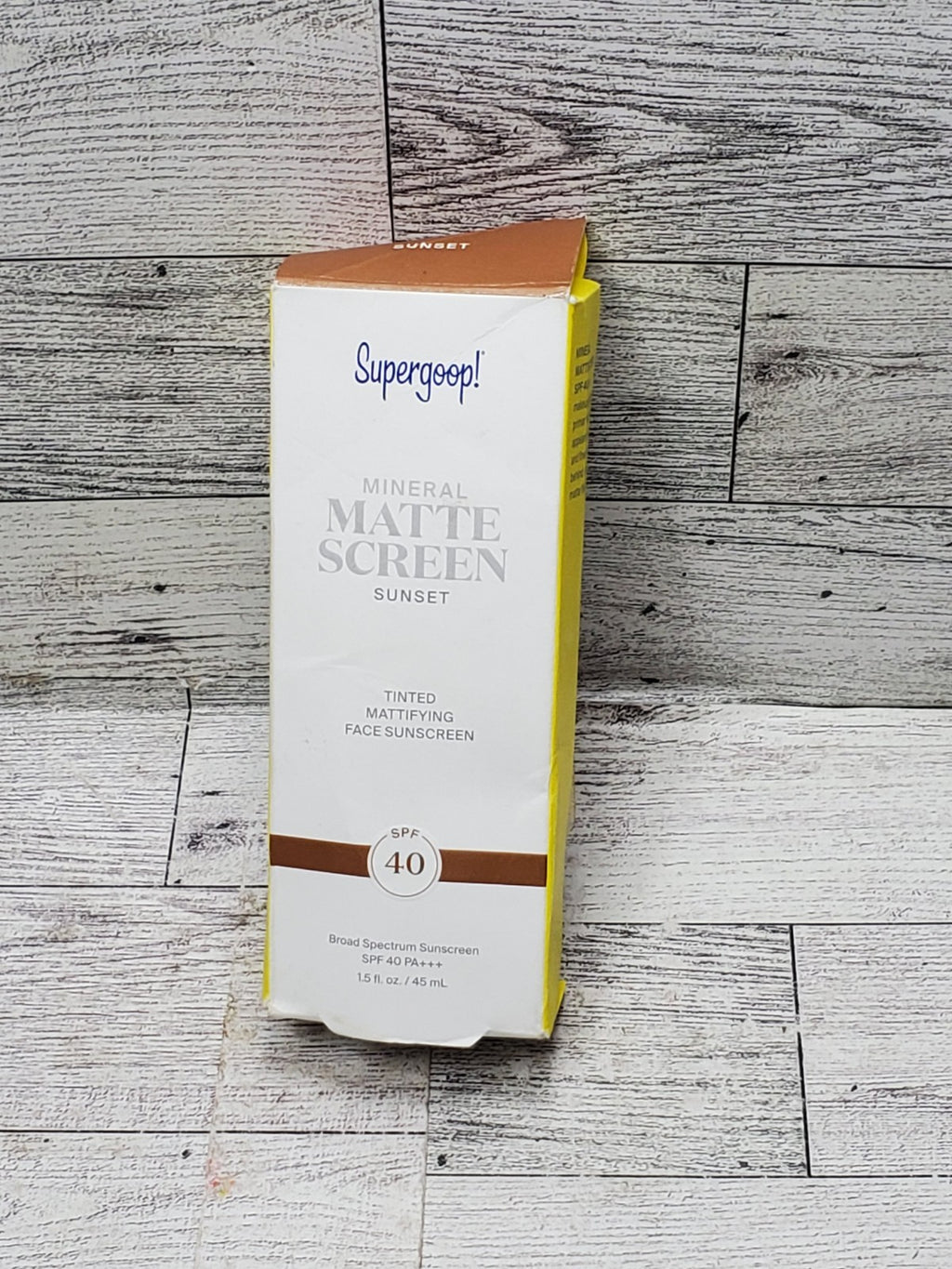 Mineral Tinted Sunscreen SPF 40 for Face Sunset - Matte Finish, Broad Spectrum