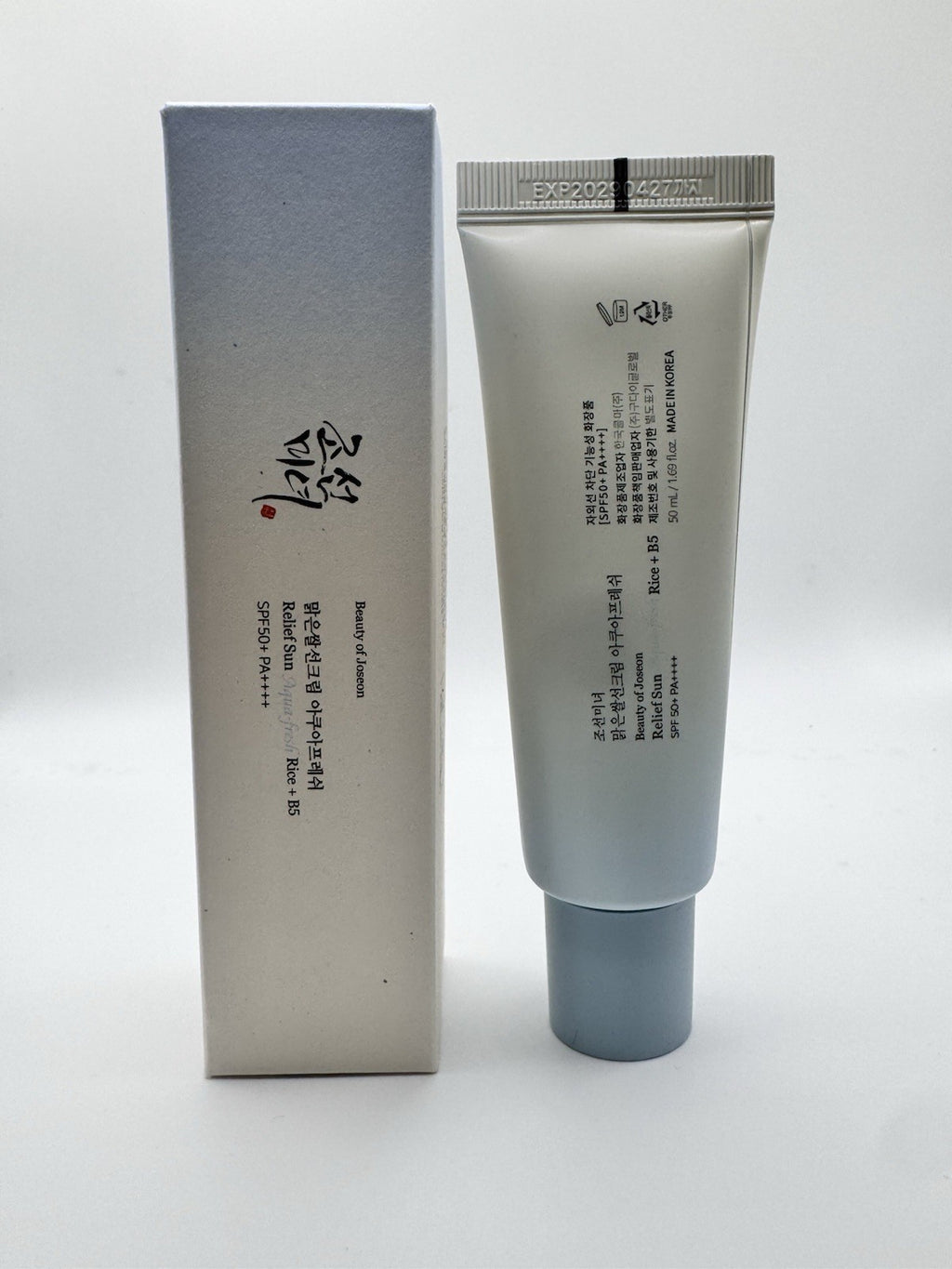 BEAUTY OF JOSEON Relief Sun Aqua Fresh Rice SPF50+ PA++++ 50ml - Hydrating Sun Protection for Skin